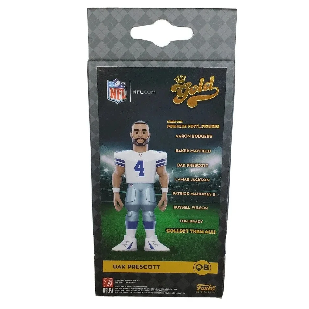 Funko Gold‎ 5” Pop NFL Dallas Cowboys Dak Prescott Vinyl Figure Collectible Toy